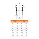 HTsafeDA Double dérivation DN/OD 110/50/50 67 degrés-1