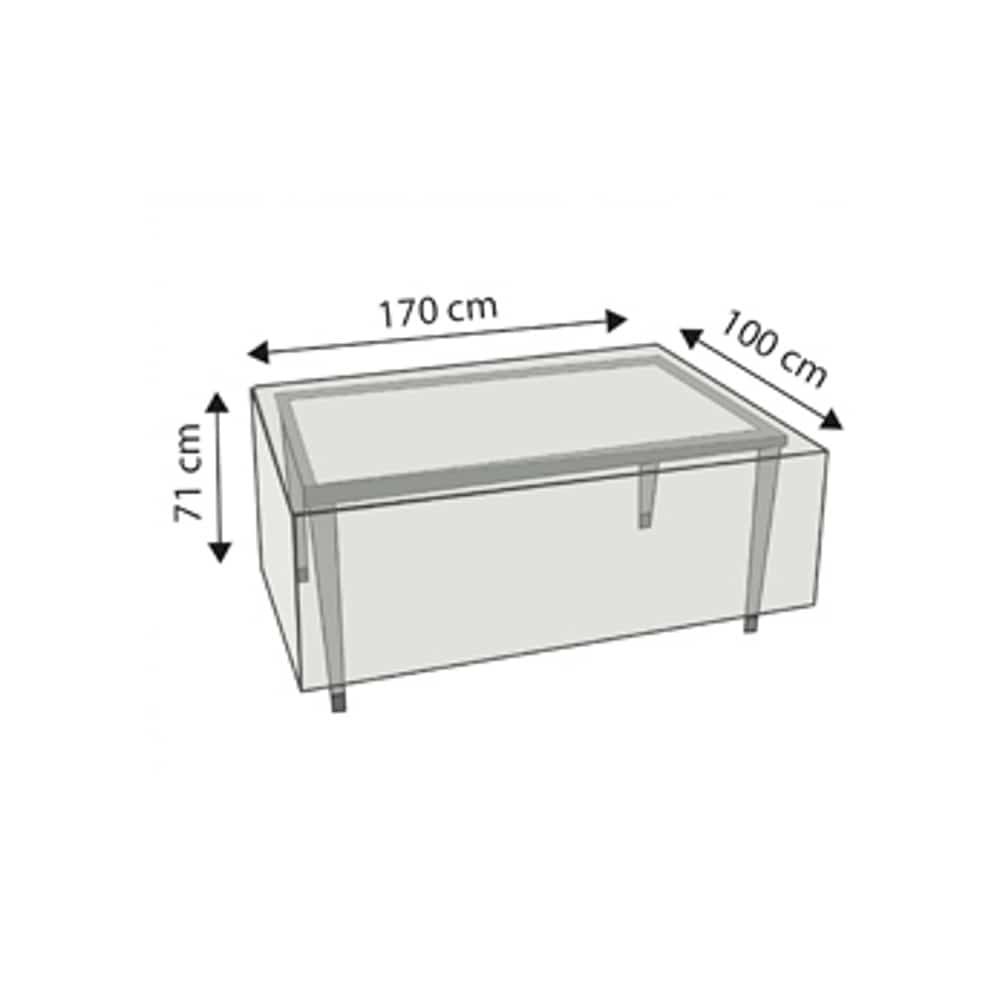 Housse de protection Deluxe table rectangulaire, env.170x100x71-0