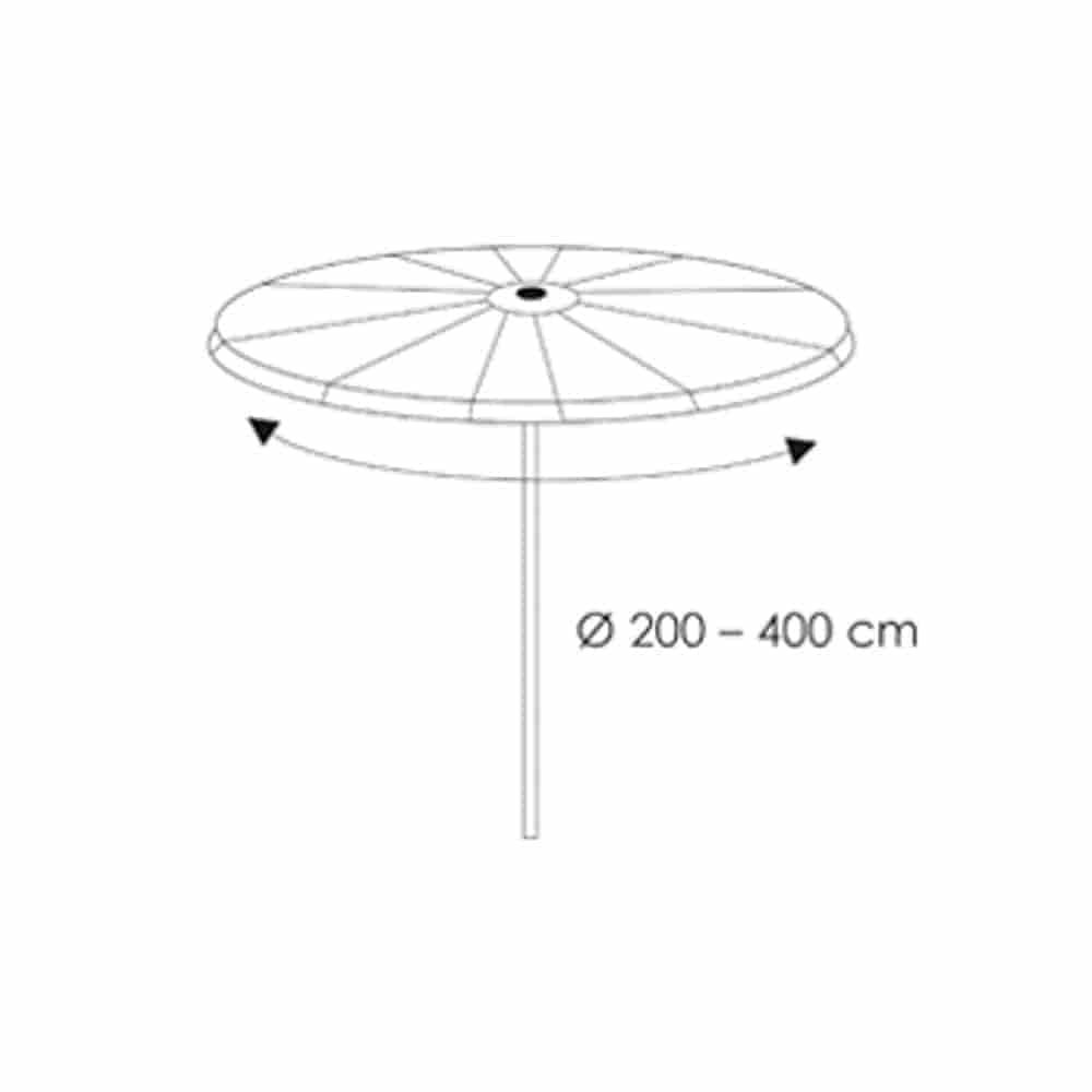 Housse de protection Deluxe pour parasol déporté, env. 64x250-0