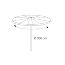 Housse de protection Deluxe Parasol de fête, env.Ø300-0