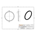 KG Joint de rechange à lèvres DN/OD 110 (KG PVC)-1