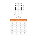 HTsafeGA Manchette en fonte DN/OD 50-1