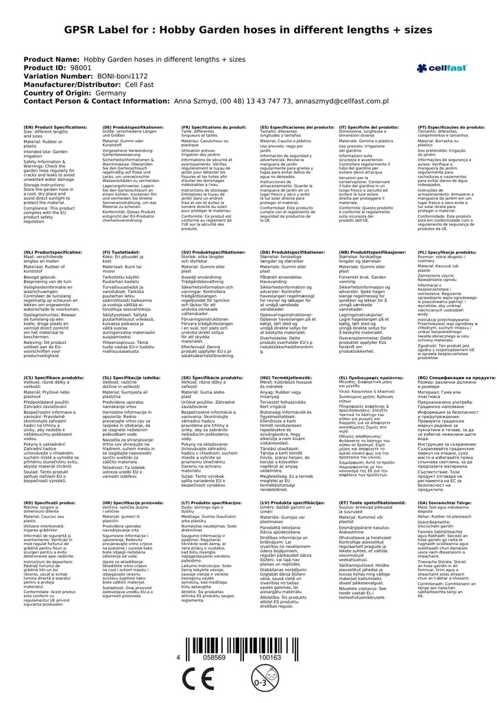 Tuyaux d'arrosage de loisir de différentes longueurs + tailles-2