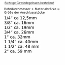 Raccord de pressage 26 x 3 - 1/2" AG-2