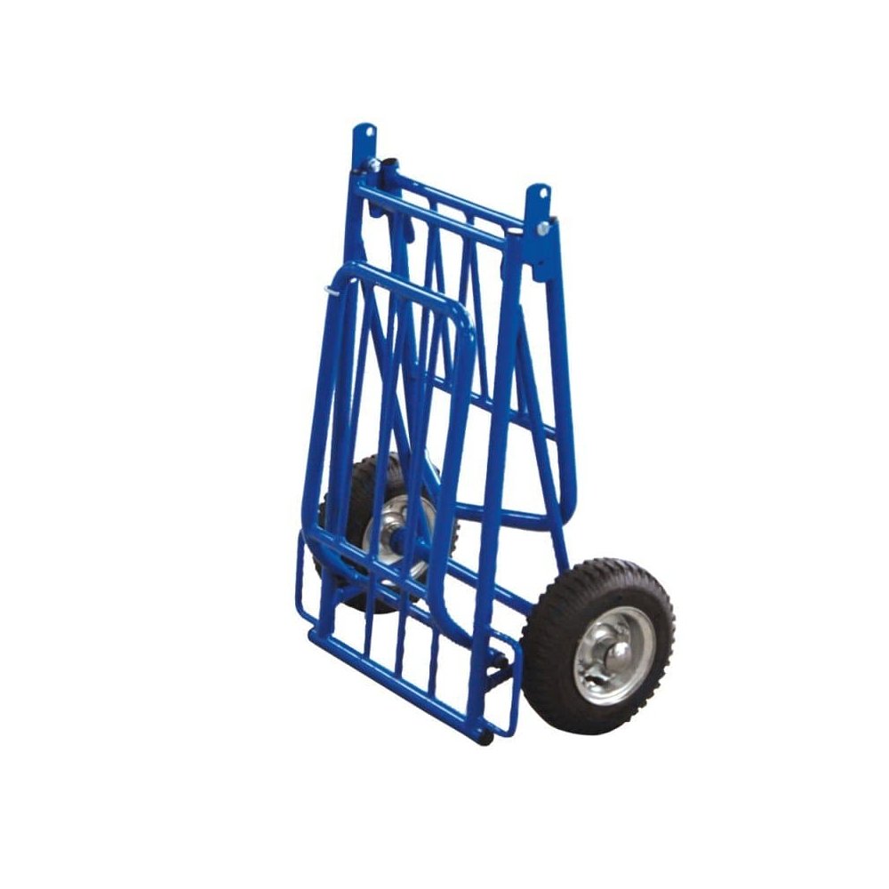 Chariot à colis 100 kg 2 fois pliable Pneus à air 490 x 635 x 1025 mm-0