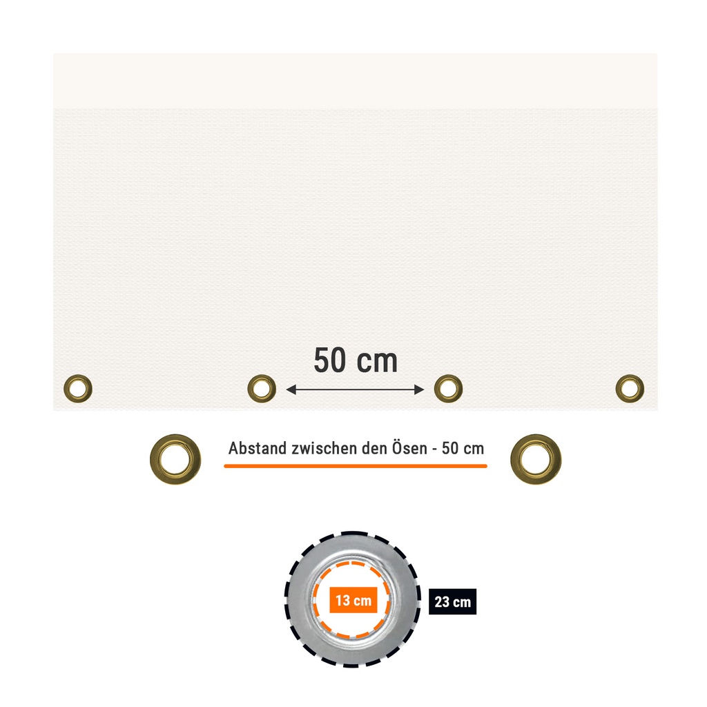 280 g/m² blanc 3 x 5 (15m²) bâche de protection-2