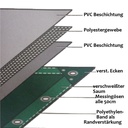 vert 650 g/m² PVC 3 x 4m (12m²) bâche-0