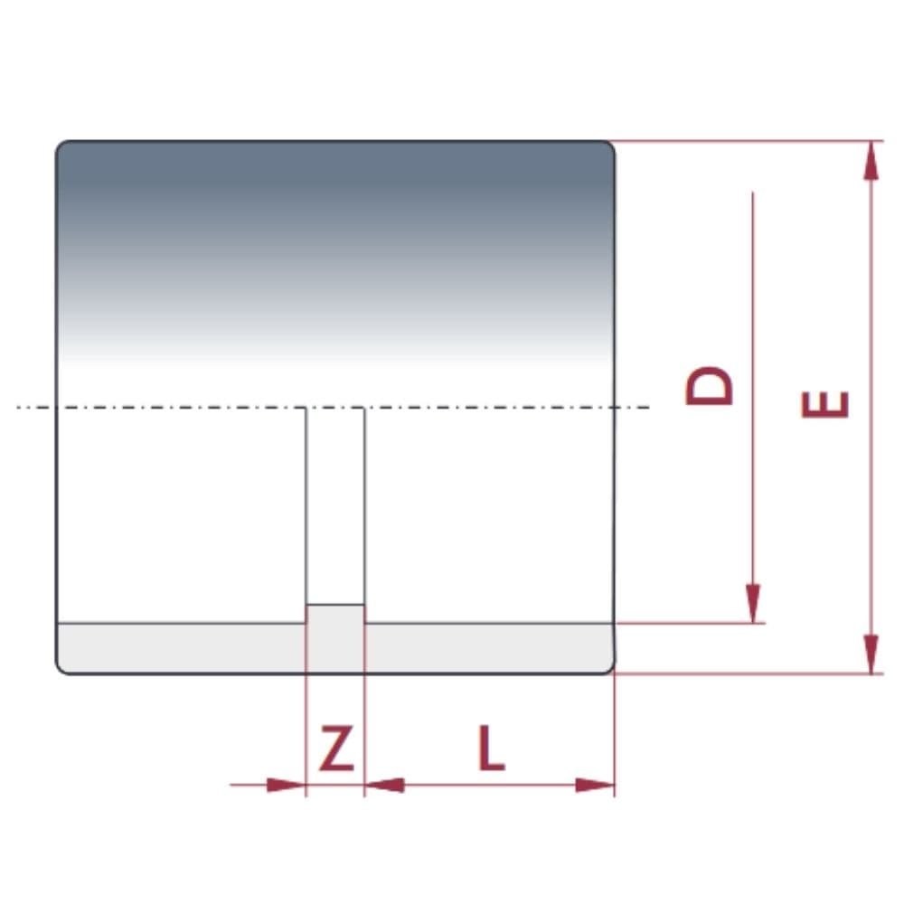 PVC - U Manchon à coller 32 mm PN16-0