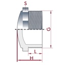 PVC - U Bouchon AG 1/2" PN10-0