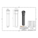 HTsafeEM DN/OD 32 x 1500 mm-1