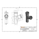 HTsafeEA Dérivation DN/OD 32/32 67 Degrés-1