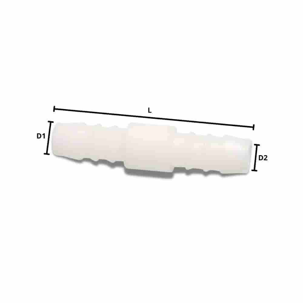 Raccord de tuyau en plastique embout 5 mm-0