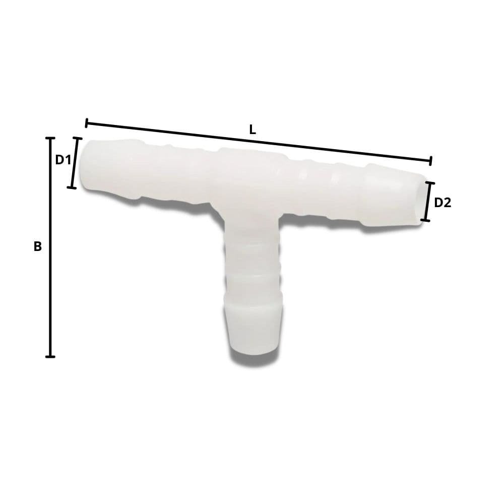 Connecteur de tuyau en plastique T 5 mm-0