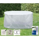 Housse de protection transparente pour table, env. 125x83