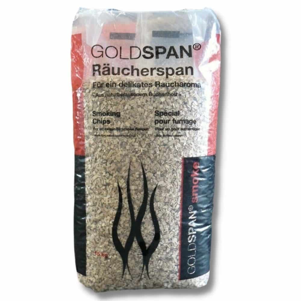 15 kg copeaux de fumage Goldspan B 7/20 1,0-2,5 mm