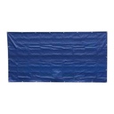 Bâche de clôture de chantier 160g/m² bleu PE 1,76m x 3,41m