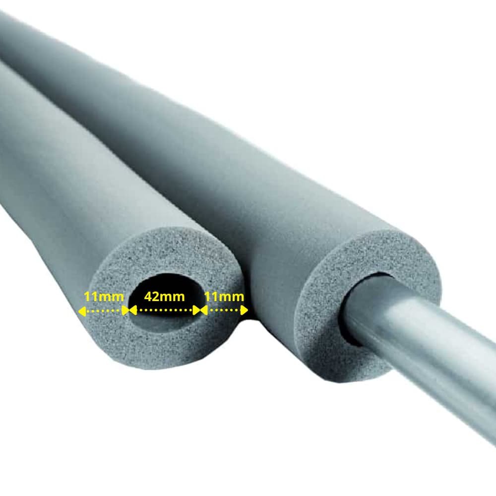 INSUL-TUBE® H PLUS Caoutchouc 2m Isolation de tuyau Ø 42 mm x 10 mm