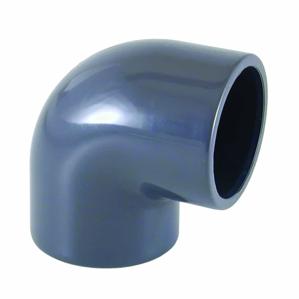 PVC - U 90° Coude Manchon 32 mm PN16