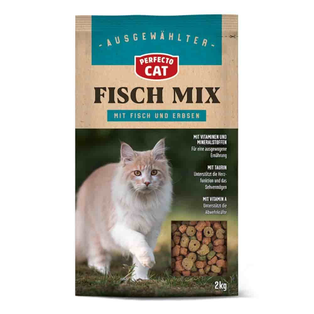 Nourriture pour chats Perfecto Cat Classic Mix de poissons 2kg