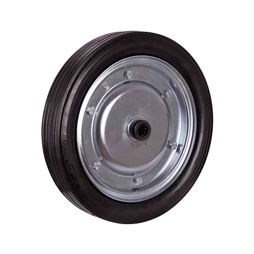 Roue en caoutchouc plein 400 x 80 mm pour chariot de transport