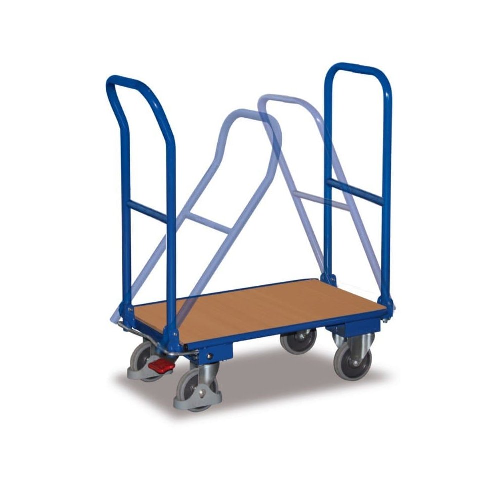 Chariot pliable avec 2 poignées 250 kg + EasySTOP