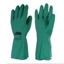 Gants industriels en caoutchouc nitrile taille L/9 vert