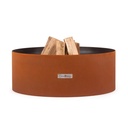 Brasero "BOURBON" 70 cm - en acier Corten