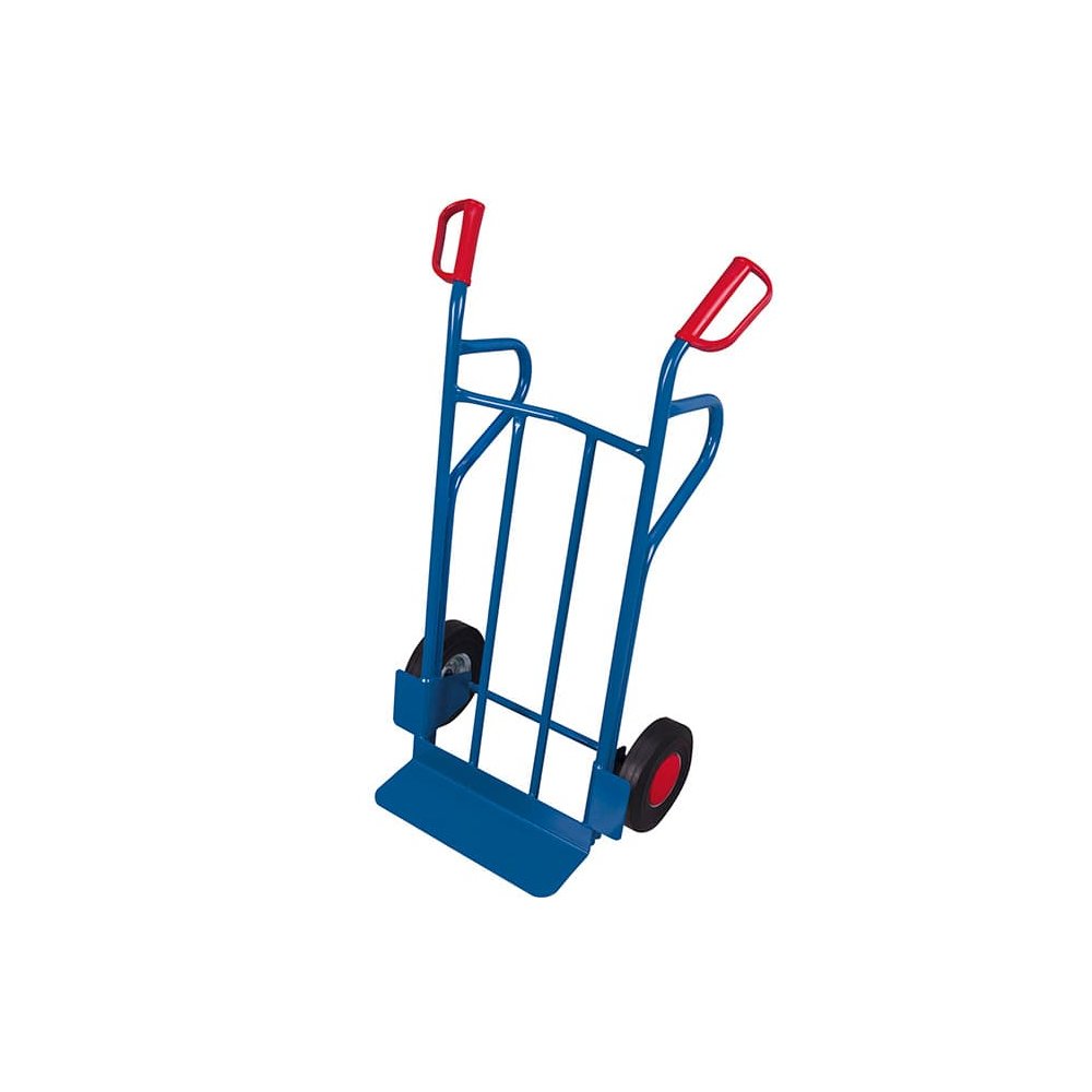 Diable en tube d'acier 250 kg 690 x 550 x 1200 mm chariot de pile étroit (L)