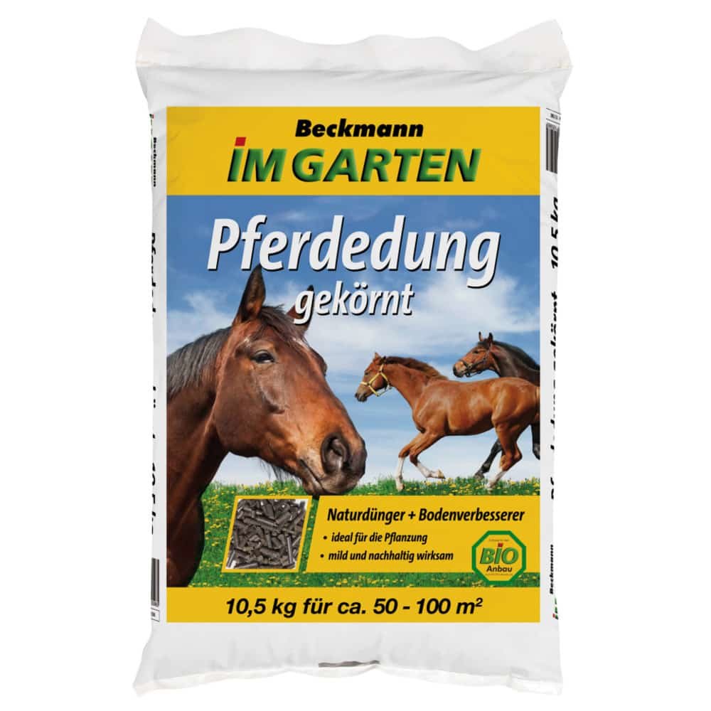 Fumier de cheval granulé 10,5kg pour environ 50-100m² Convient à la culture BIO