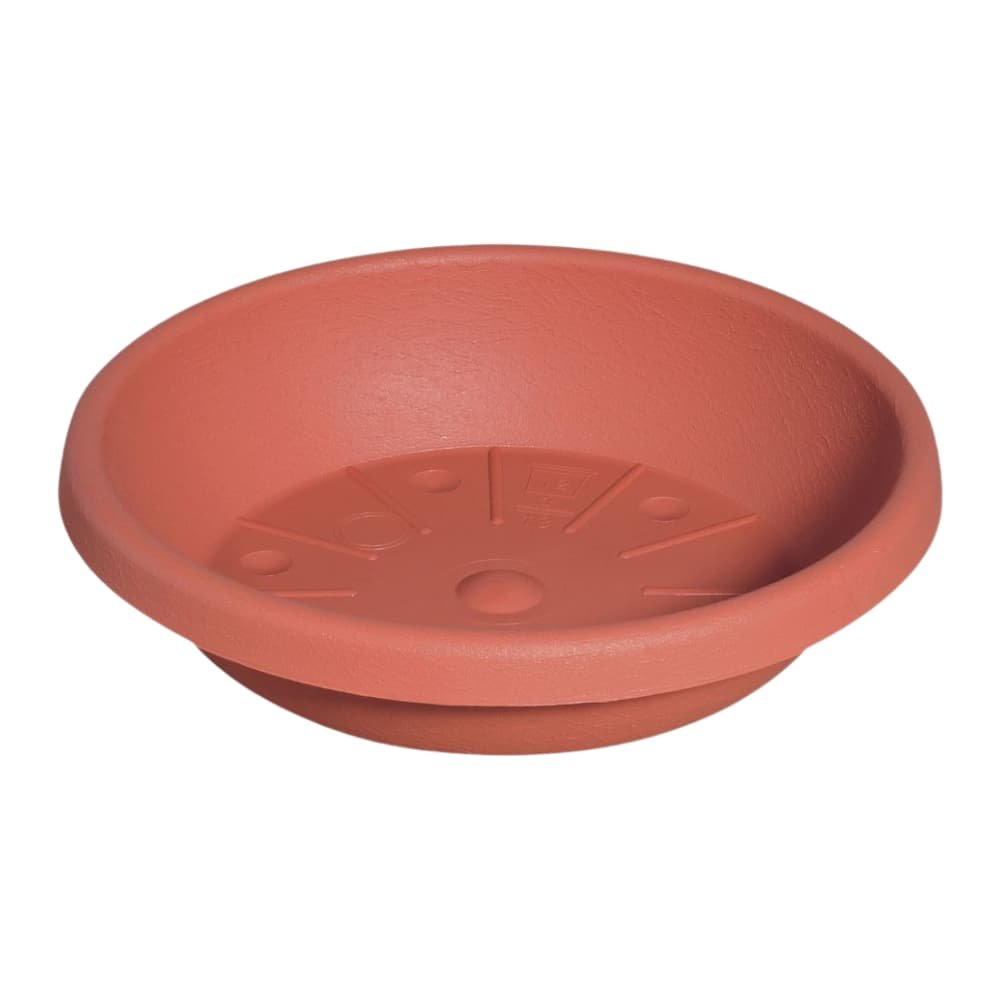 Sous-pot de fleur CYLINDRO env. Ø 33 cm - terracotta