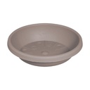 Sous-pot de fleurs CYLINDRO env. Ø 21 cm - taupe