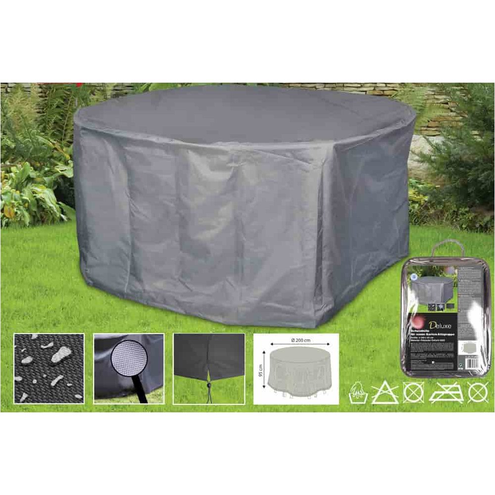 Housse de protection Deluxe pour ensemble rond, env. 200x95