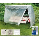 Housse de protection transparente pour balancelle, env. 210x150x139