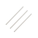 Ensemble de 3 baguettes rondes Ø 12mm, hêtre brut non traité