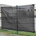 filet de clôture de chantier noir 1, 80m x 3, 45m