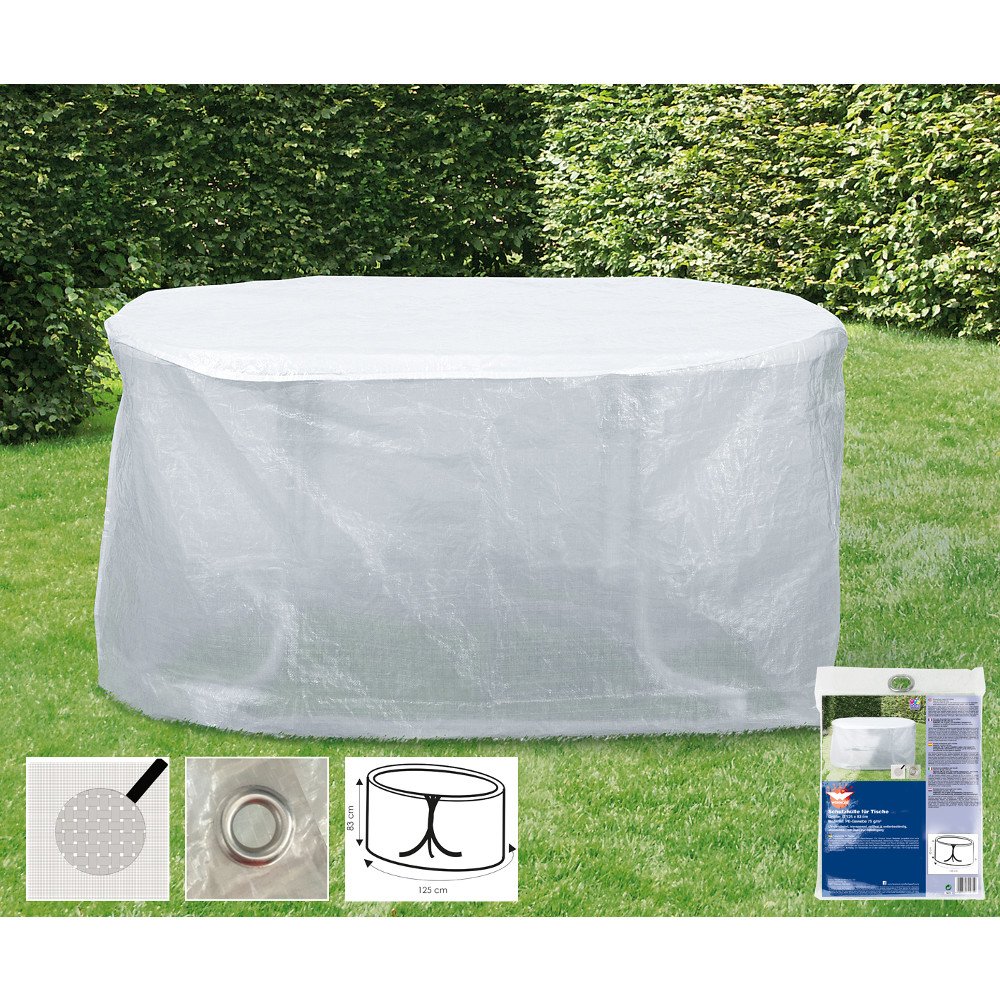 Housse de protection transparente Table, env.125x83