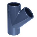 PVC-U 45°T-Élément de raccordement 63 mm PN10