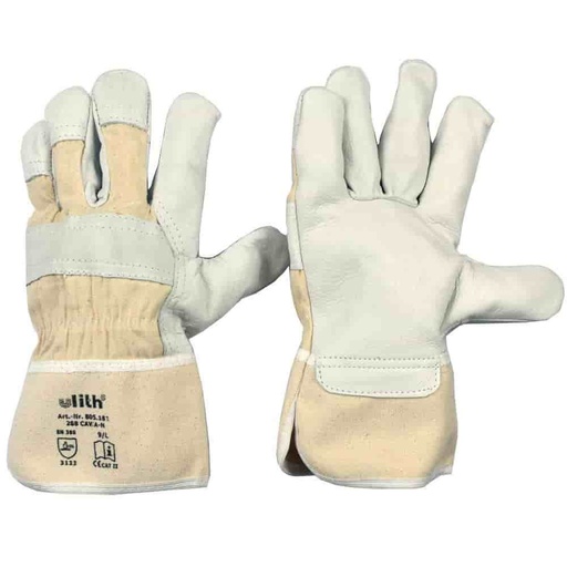 [BONI-42200-7] Gants de travail en cuir de vachette taille L/9