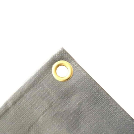 [BONI-480305] 280 g/m² gris 3 x 5 (15m²) bâche de couverture