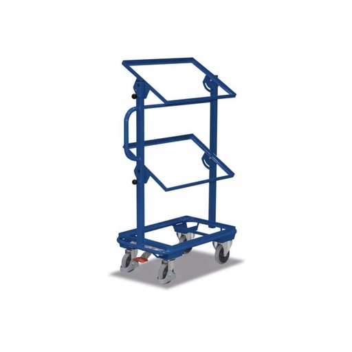 [BONI-sw-400.802] Chariot d'appoint ouvert inclinable + EasySTOP