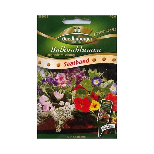 [BONI-292965] Ruban de graines pour fleurs de balcon, mélange suspendu