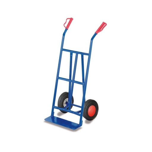 [BONI-sk-1150] Chariot en tube d'acier 200 kg avec pneus pleins 550 x 630 x 1100 mm