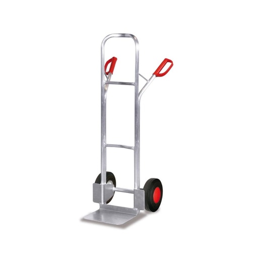 [BONI-ap-710.011] Chariot à sac en aluminium 200 kg avec pneus pleins en caoutchouc 570 x 610 x 1305 mm