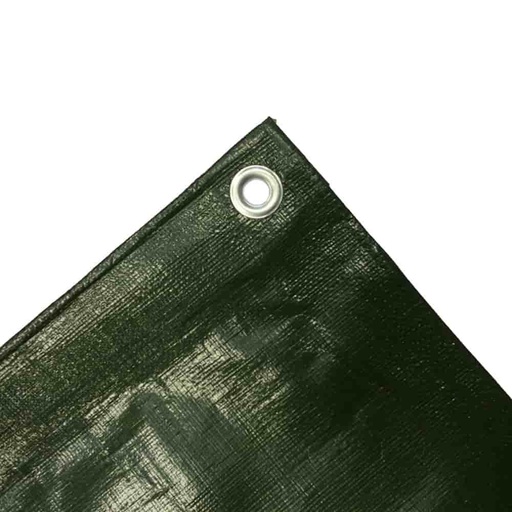 [BONI-410507] 280 g/m² vert 5 x 7 (35m²) bâche de couverture