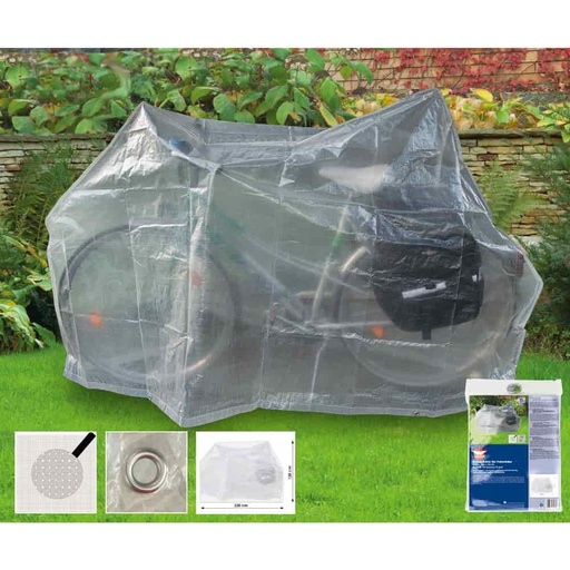 [BONI-79279KK] Housse de protection transparente vélo, env.230x120