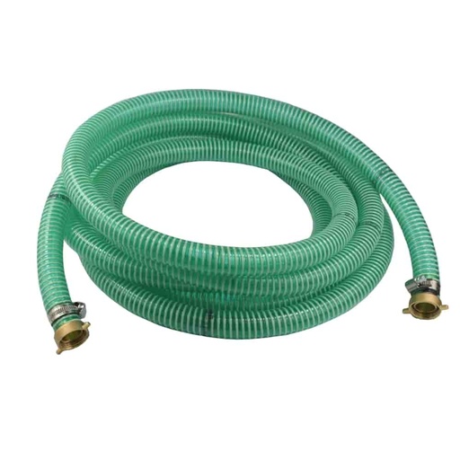 [BONI-82231-7] 1"/25mm Tuyau d'aspiration et de pression avec deux raccords de tuyau filetés 1" PF 7m